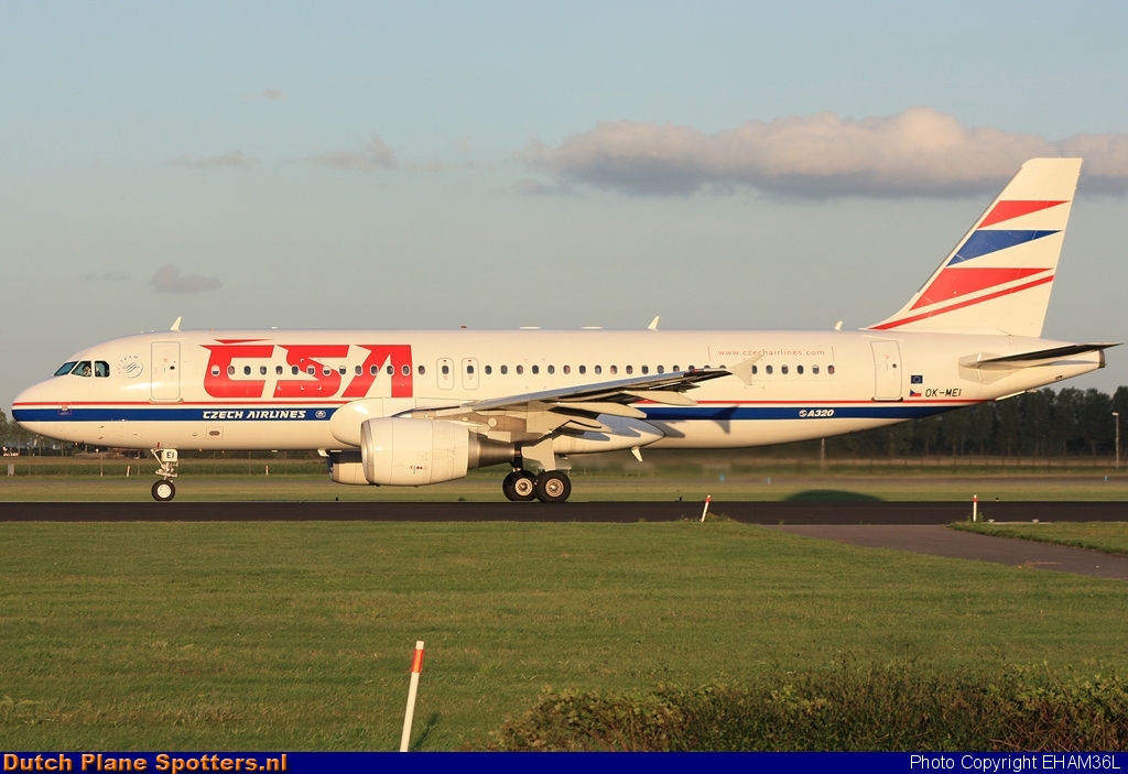 OK-MEI Airbus A320 CSA Czech Airlines by EHAM36L