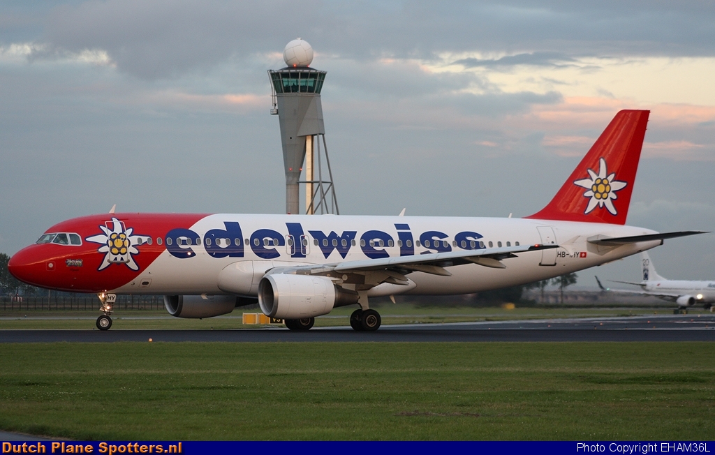 HB-IHY Airbus A320 Edelweiss Air by EHAM36L