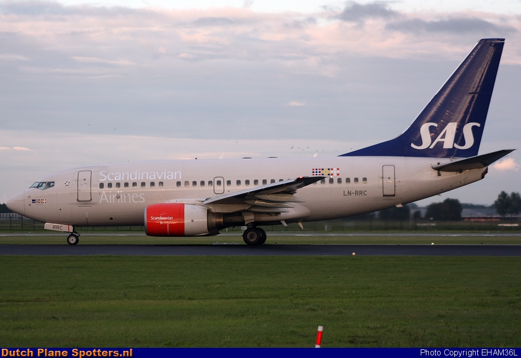 LN-RRC Boeing 737-600 SAS Scandinavian Airlines by EHAM36L