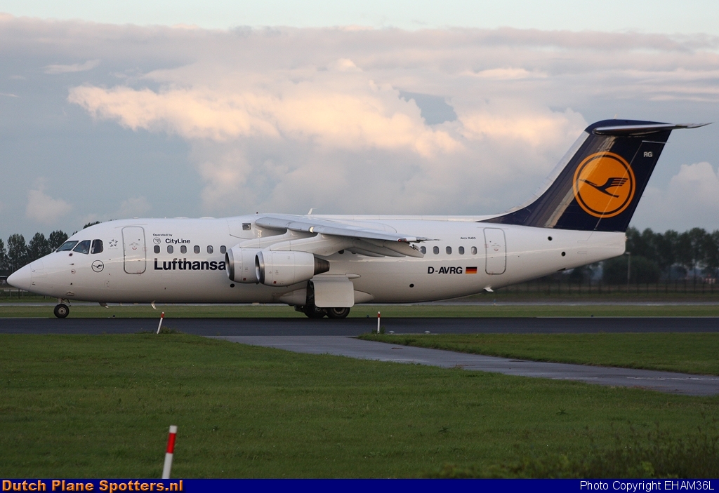D-AVRG BAe 146 CityLine (Lufthansa Regional) by EHAM36L