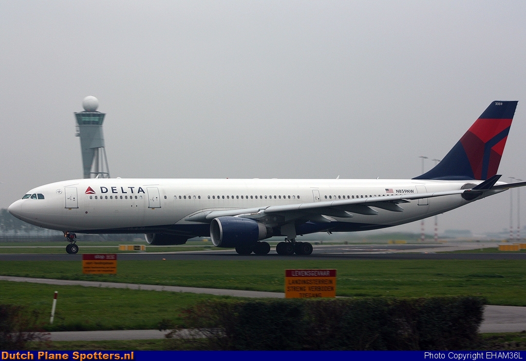 N859NW Airbus A330-200 Delta Airlines by EHAM36L