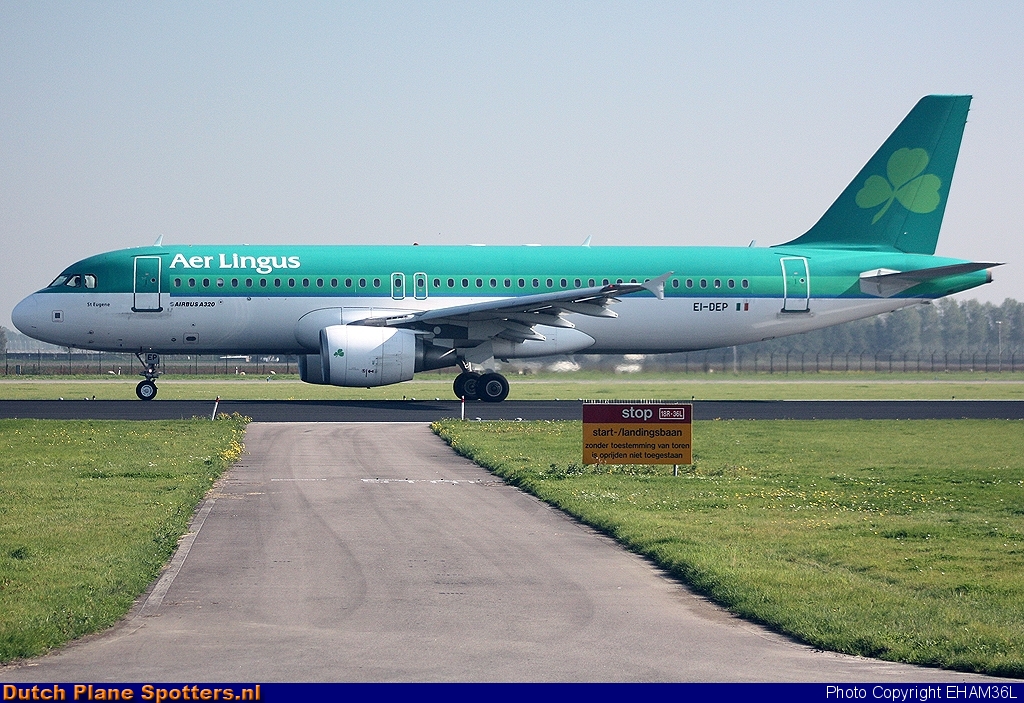 EI-DEP Airbus A320 Aer Lingus by EHAM36L