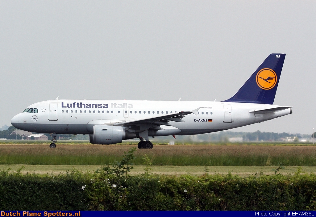 D-AKNJ Airbus A319 Lufthansa Italia by EHAM36L
