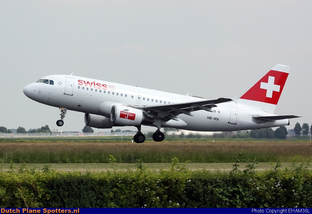 HB-IPX Airbus A319 Swiss International Air Lines by EHAM36L