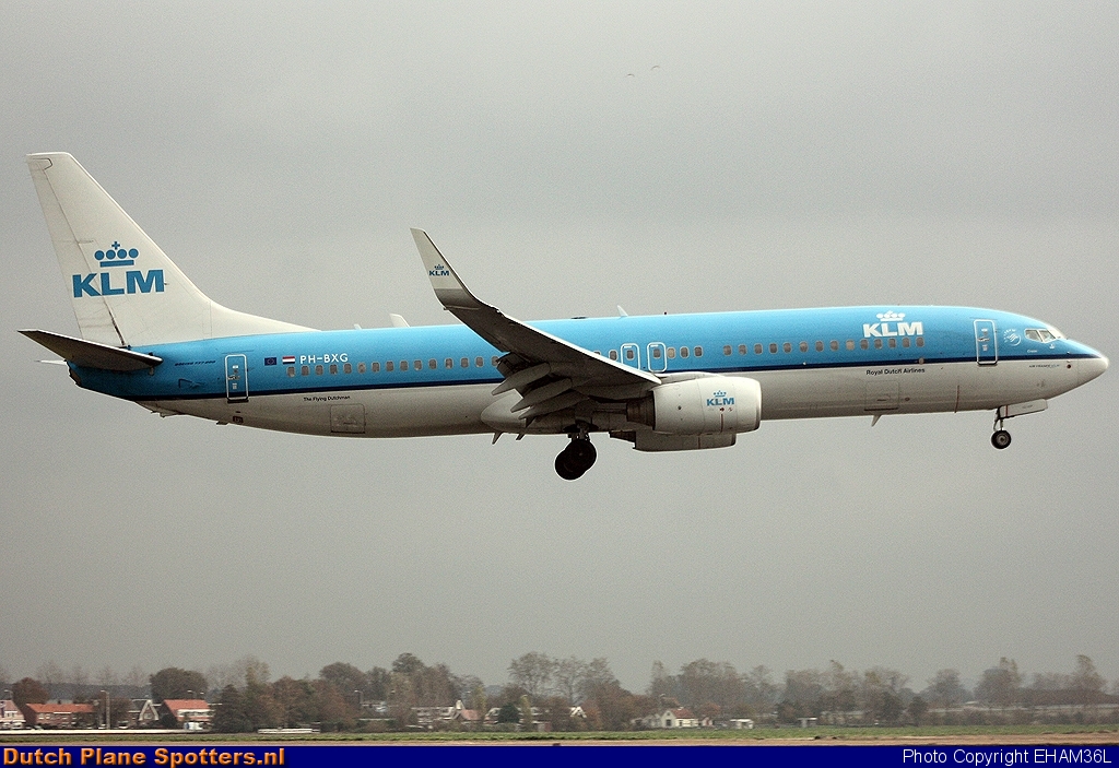 PH-BXG Boeing 737-800 KLM Royal Dutch Airlines by EHAM36L