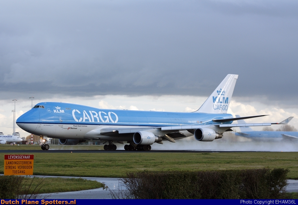 PH-CKD Boeing 747-400 KLM Cargo by EHAM36L