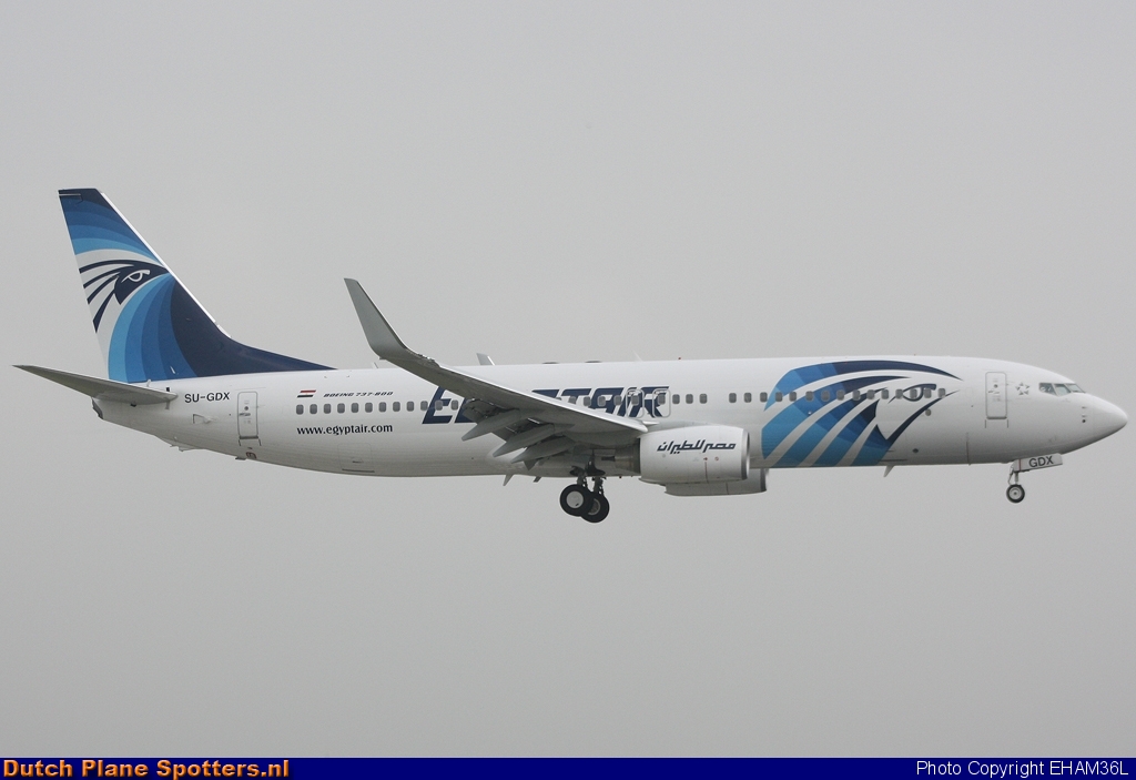 SU-GDX Boeing 737-800 Egypt Air by EHAM36L