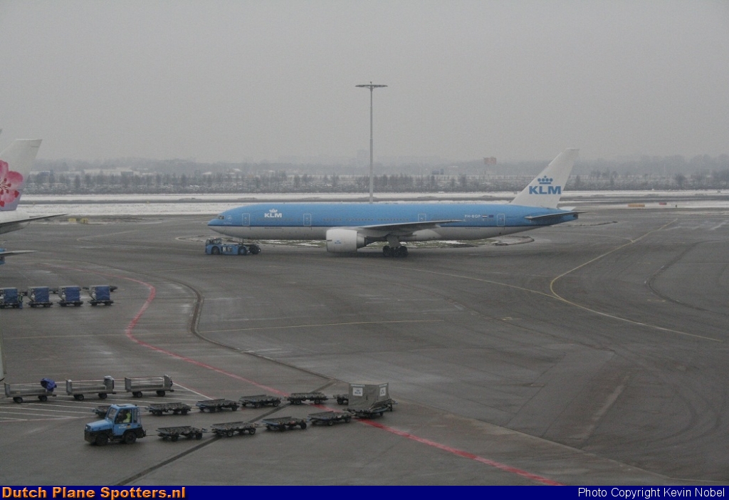 PH-BQP Boeing 777-200 KLM Royal Dutch Airlines by Kevin Nobel