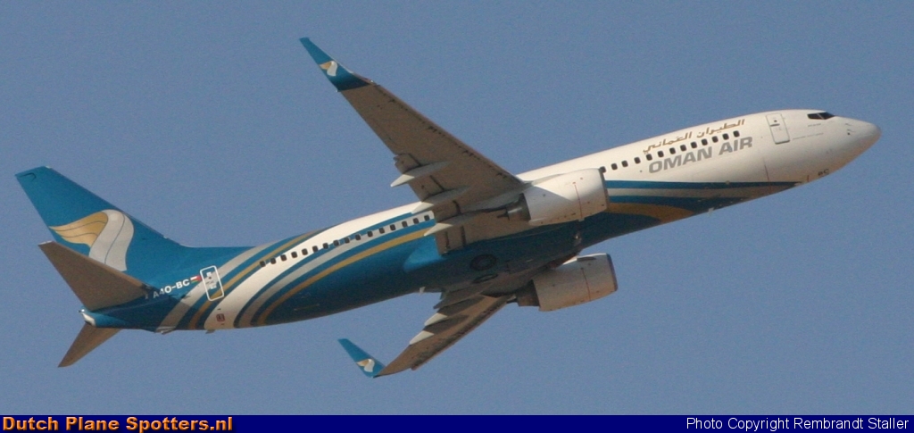 A4O-BC Boeing 737-800 Oman Air by Rembrandt Staller