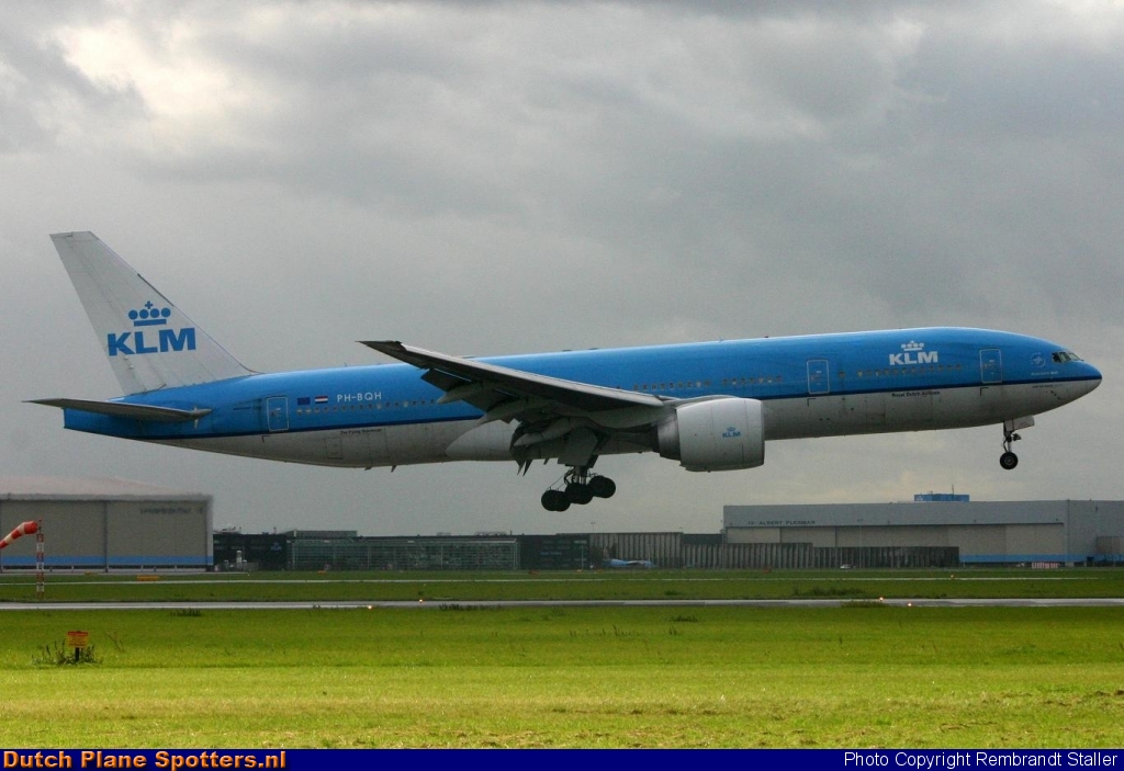 PH-BQH Boeing 777-200 KLM Royal Dutch Airlines by Rembrandt Staller
