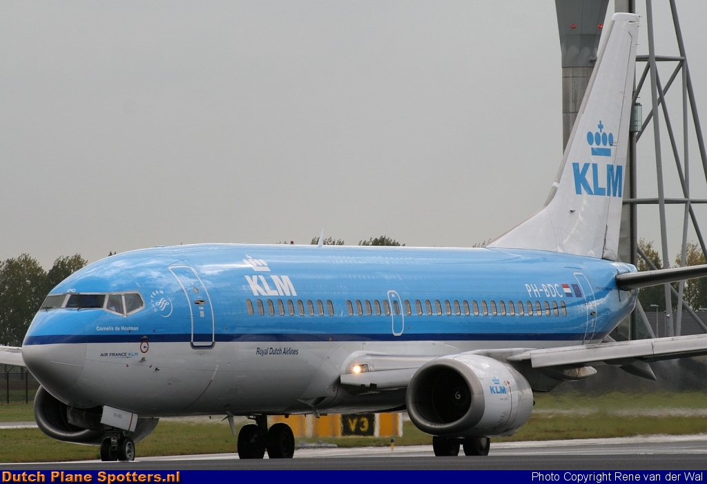 PH-BDC Boeing 737-300 KLM Royal Dutch Airlines by Rene van der Wal