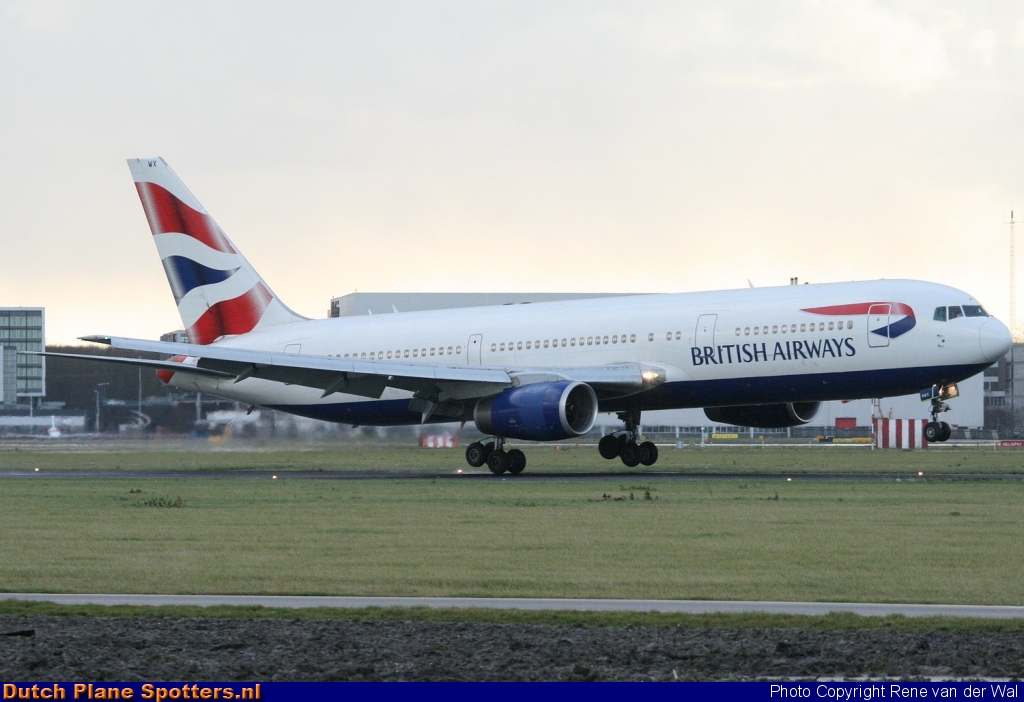 G-BNWX Boeing 767-300 British Airways by Rene van der Wal