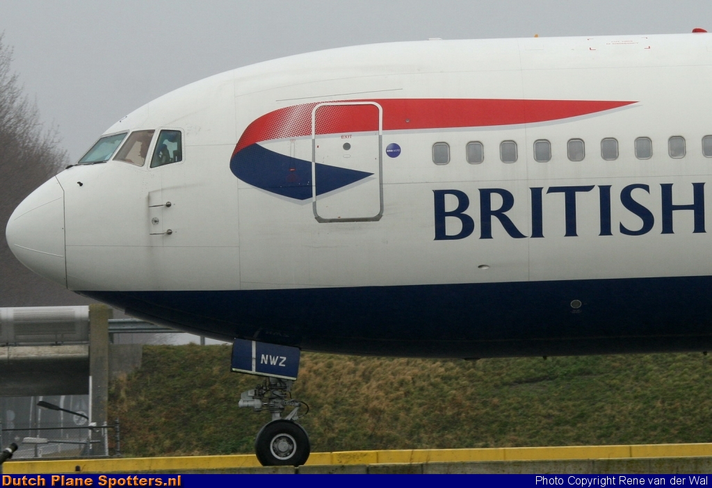G-BNWZ Boeing 767-300 British Airways by Rene van der Wal