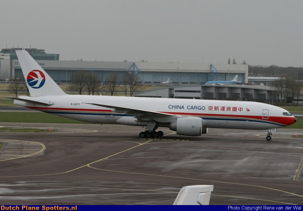B-2077 Boeing 777-F China Cargo Airlines by Rene van der Wal