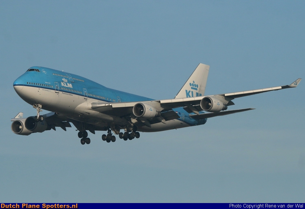 PH-BFV Boeing 747-400 KLM Royal Dutch Airlines by Rene van der Wal