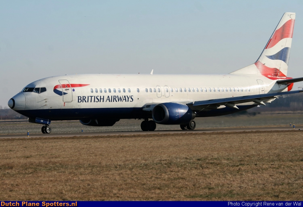 G-DOCV Boeing 737-400 British Airways by Rene van der Wal