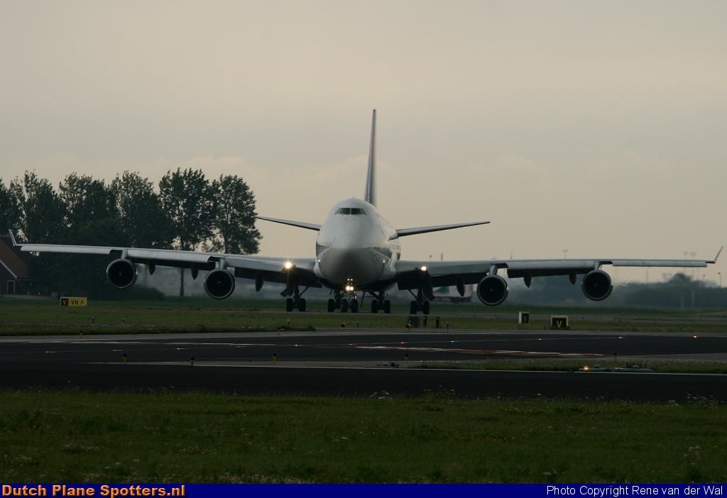 N668US Boeing 747-400 Delta Airlines by Rene van der Wal