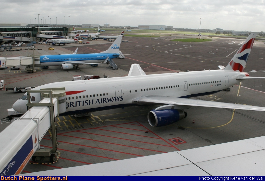 G-BNWW Boeing 767-300 British Airways by Rene van der Wal