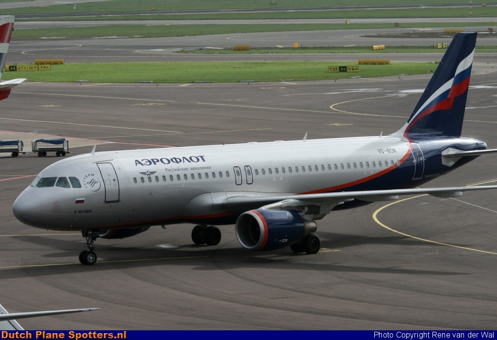 VQ-BCN Airbus A320 Aeroflot - Russian Airlines by Rene van der Wal