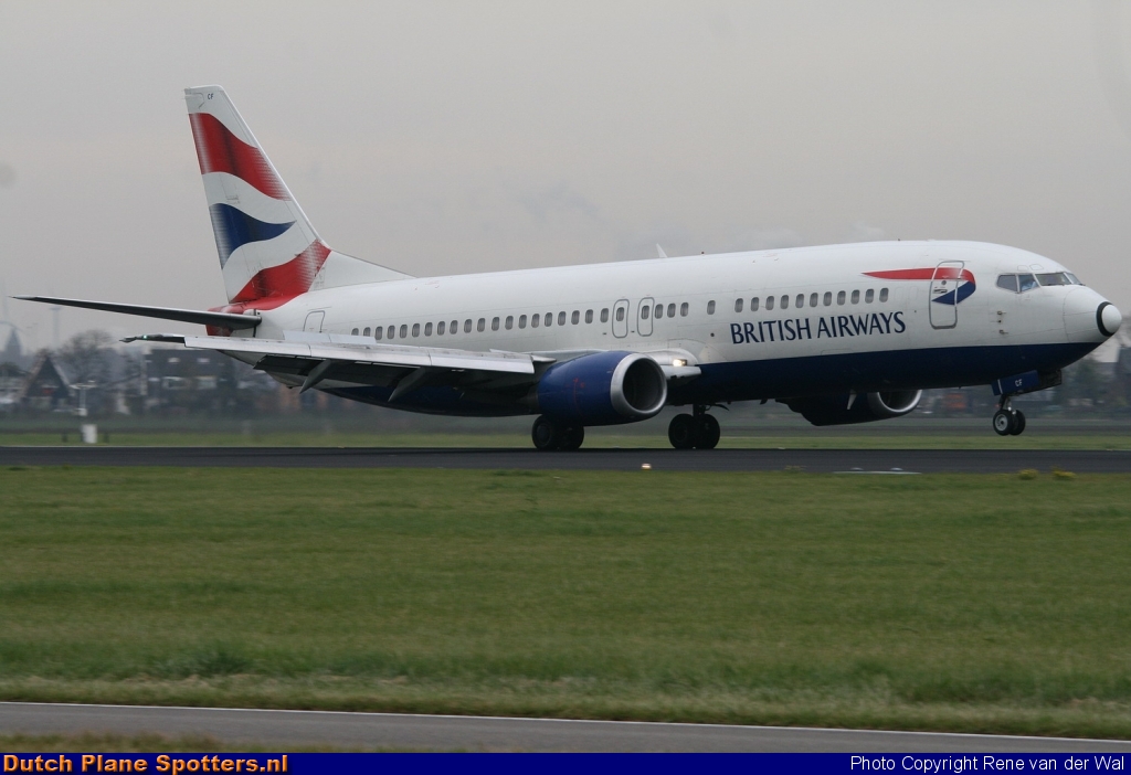 G-DOCF Boeing 737-400 British Airways by Rene van der Wal