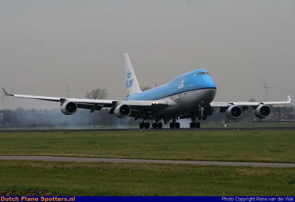 PH-BFW Boeing 747-400 KLM Royal Dutch Airlines by Rene van der Wal