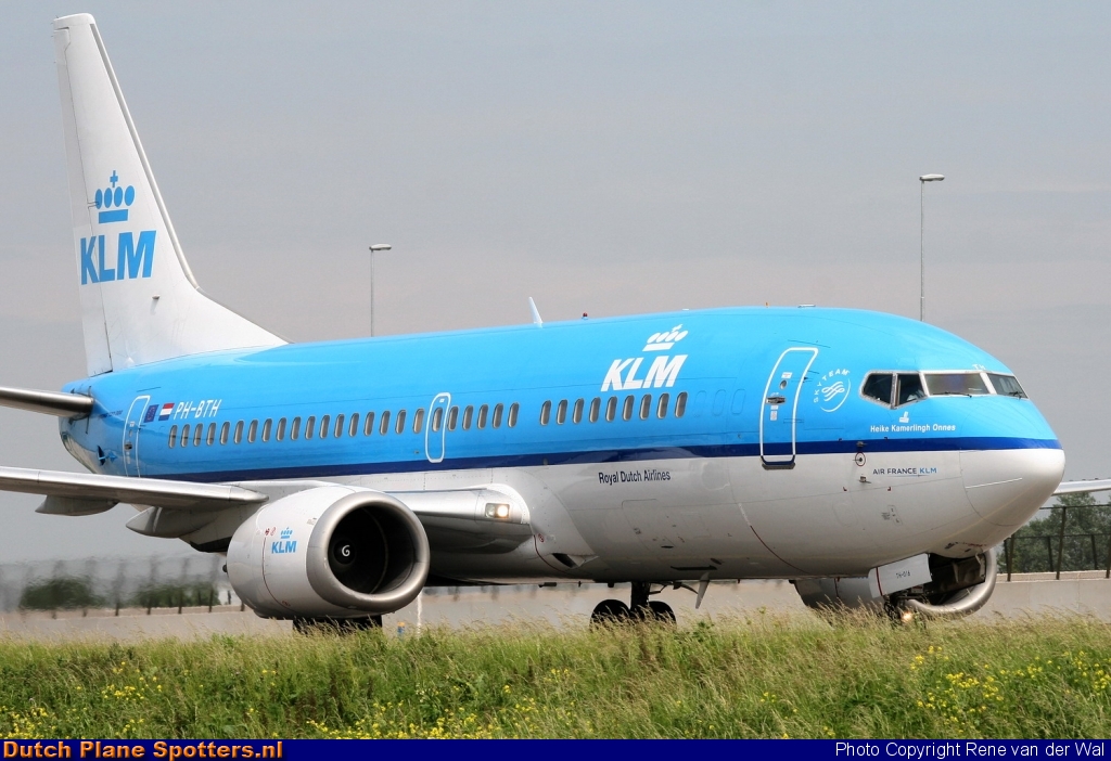 PH-BTH Boeing 737-300 KLM Royal Dutch Airlines by Rene van der Wal