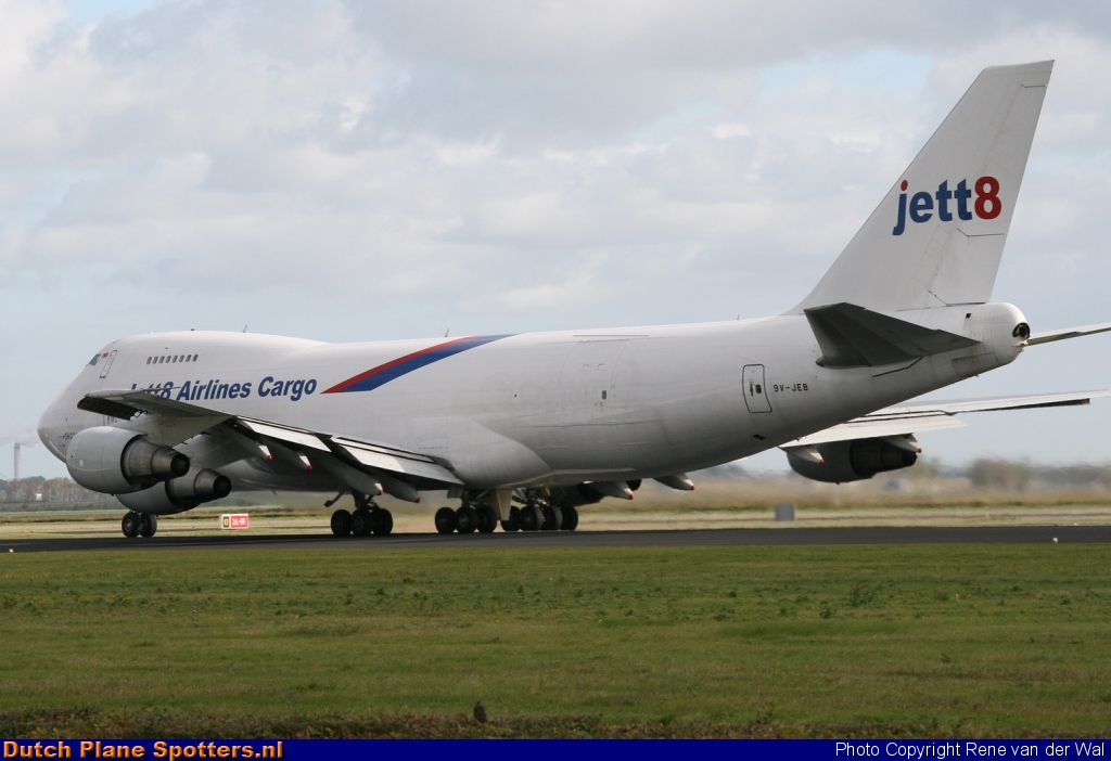 9V-JEB Boeing 747-200 Jett8 Airlines Cargo by Rene van der Wal