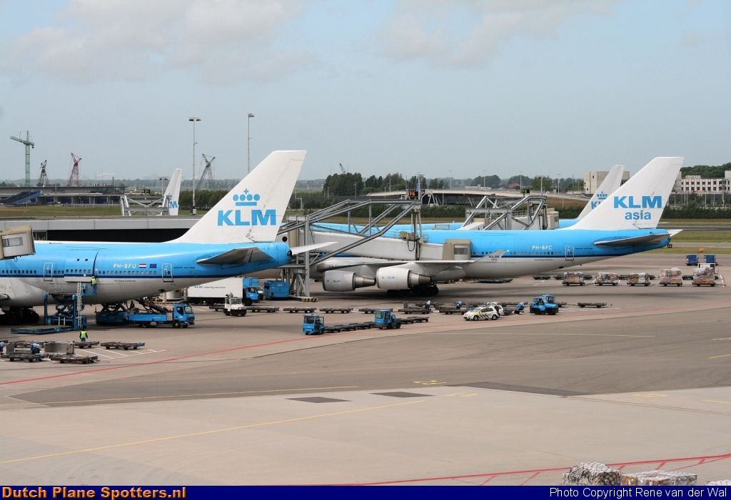 PH-BFU Boeing 747-400 KLM Royal Dutch Airlines by Rene van der Wal