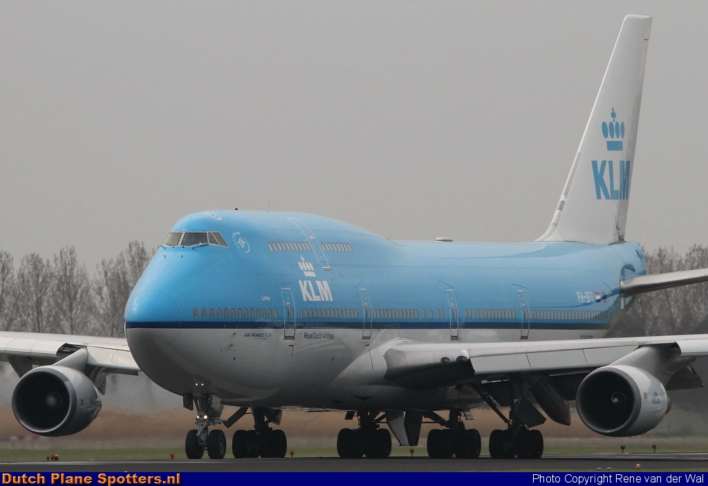 PH-BFL Boeing 747-400 KLM Royal Dutch Airlines by Rene van der Wal