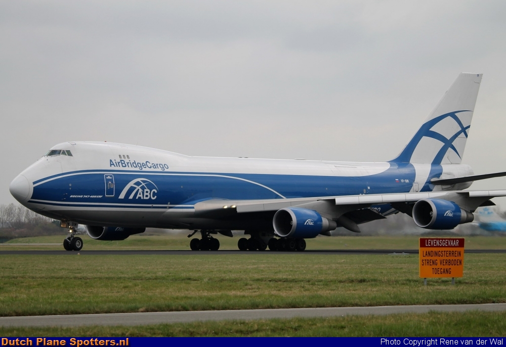VP-BIM Boeing 747-400 AirBridgeCargo by Rene van der Wal