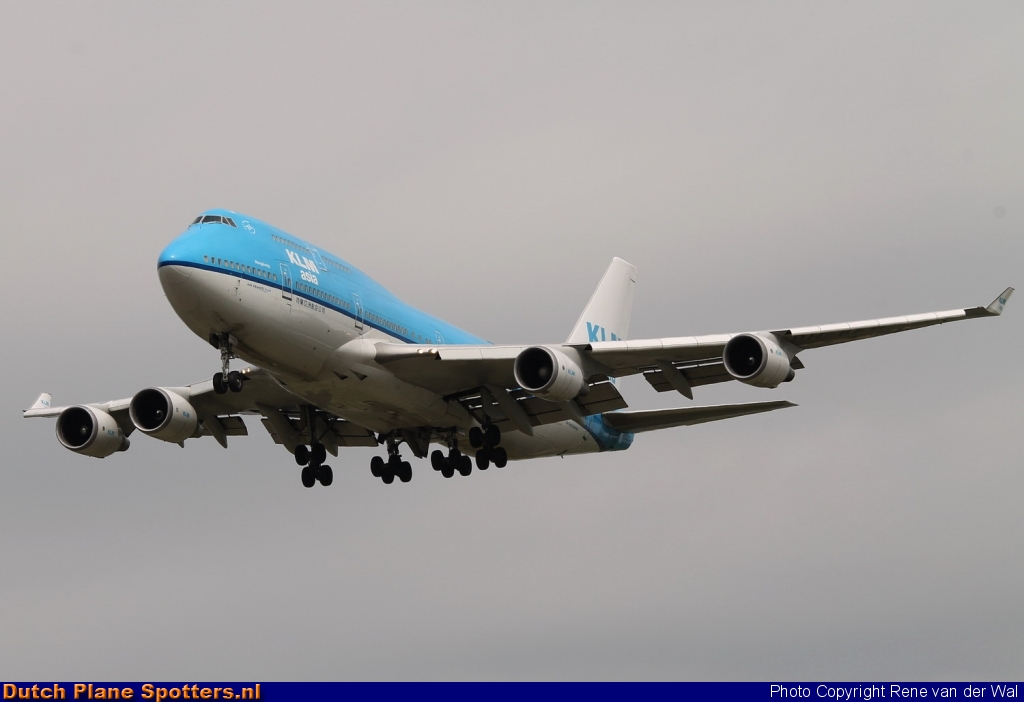 PH-BFH Boeing 747-400 KLM Asia by Rene van der Wal