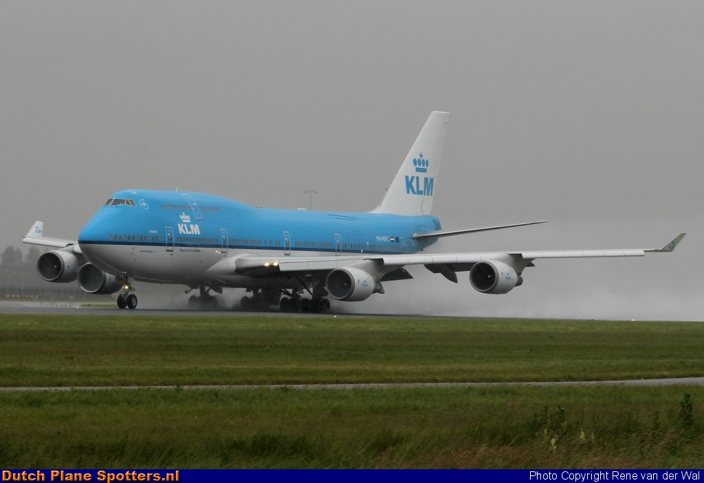 PH-BFC Boeing 747-400 KLM Royal Dutch Airlines by Rene van der Wal