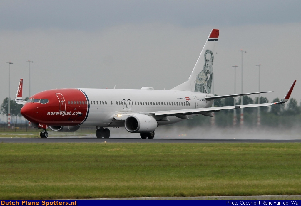 LN-NOG Boeing 737-800 Norwegian Air Shuttle by Rene van der Wal