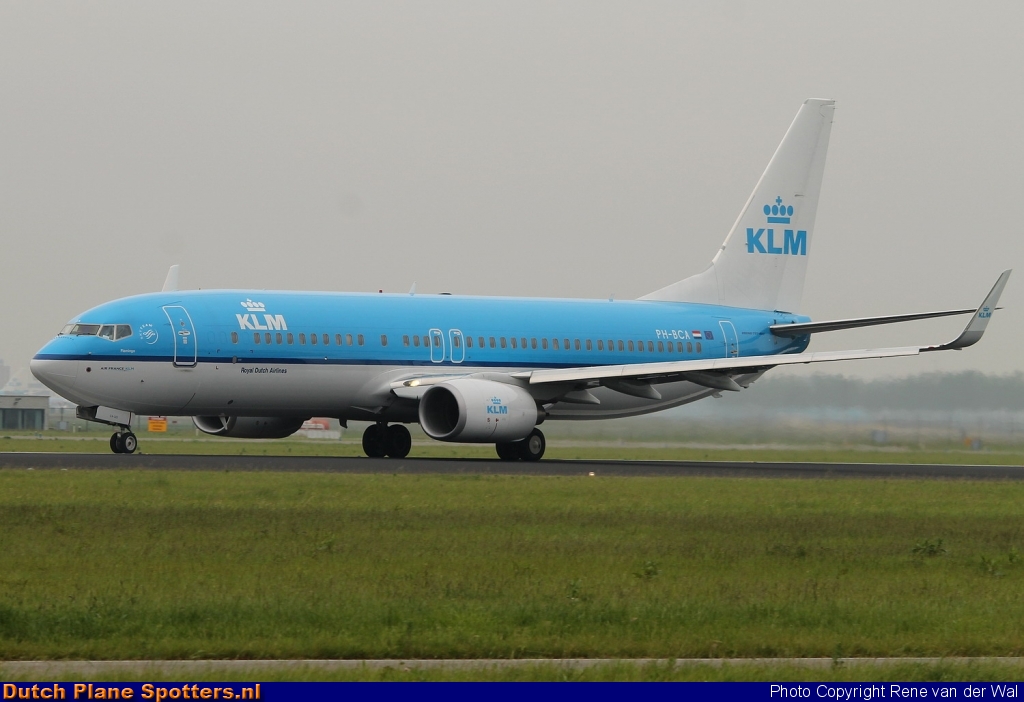 PH-BCA Boeing 737-800 KLM Royal Dutch Airlines by Rene van der Wal