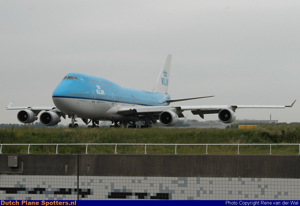 PH-BFS Boeing 747-400 KLM Royal Dutch Airlines by Rene van der Wal