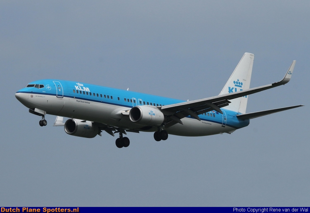 PH-BXE Boeing 737-800 KLM Royal Dutch Airlines by Rene van der Wal