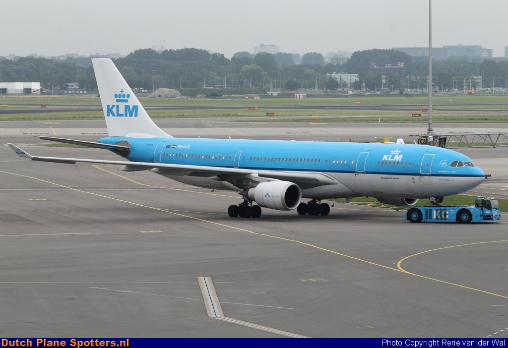 PH-AOL Airbus A330-200 KLM Royal Dutch Airlines by Rene van der Wal