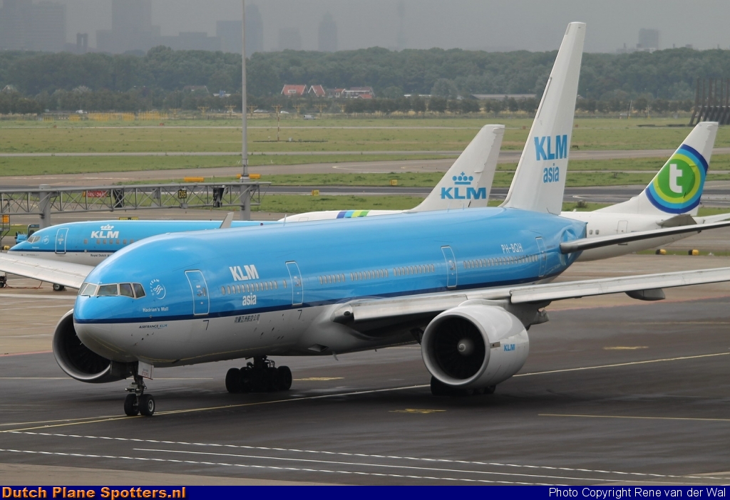 PH-BQH Boeing 777-200 KLM Asia by Rene van der Wal