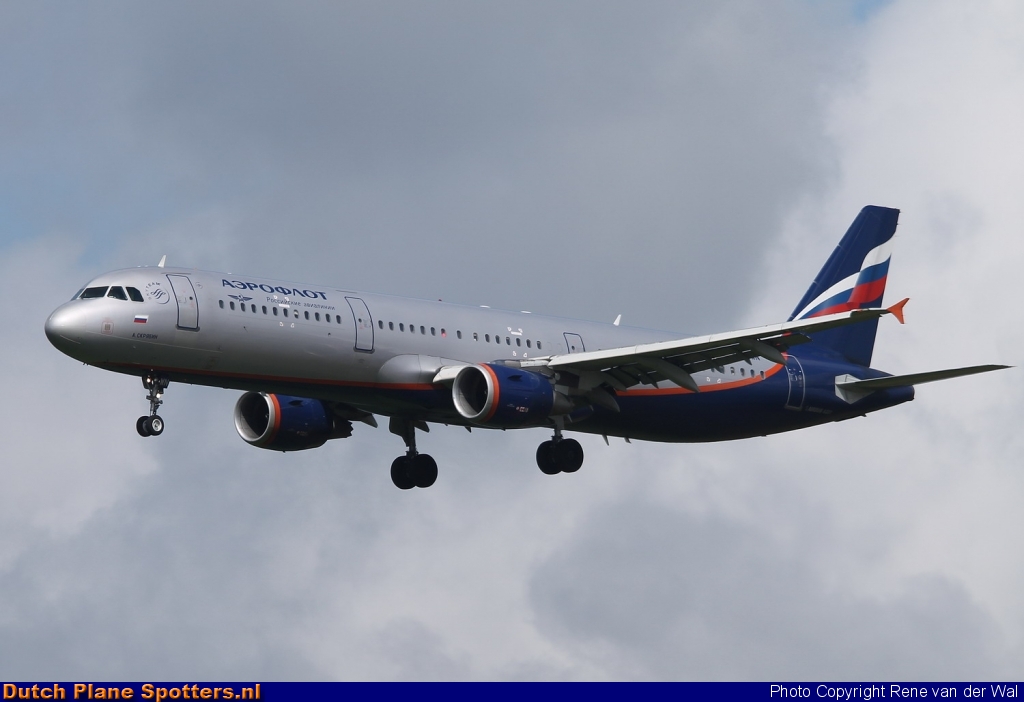 VP-BWN Airbus A321 Aeroflot - Russian Airlines by Rene van der Wal