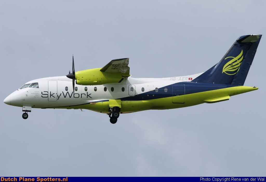 HB-AER Dornier Do-328 Sky Work Airlines by Rene van der Wal