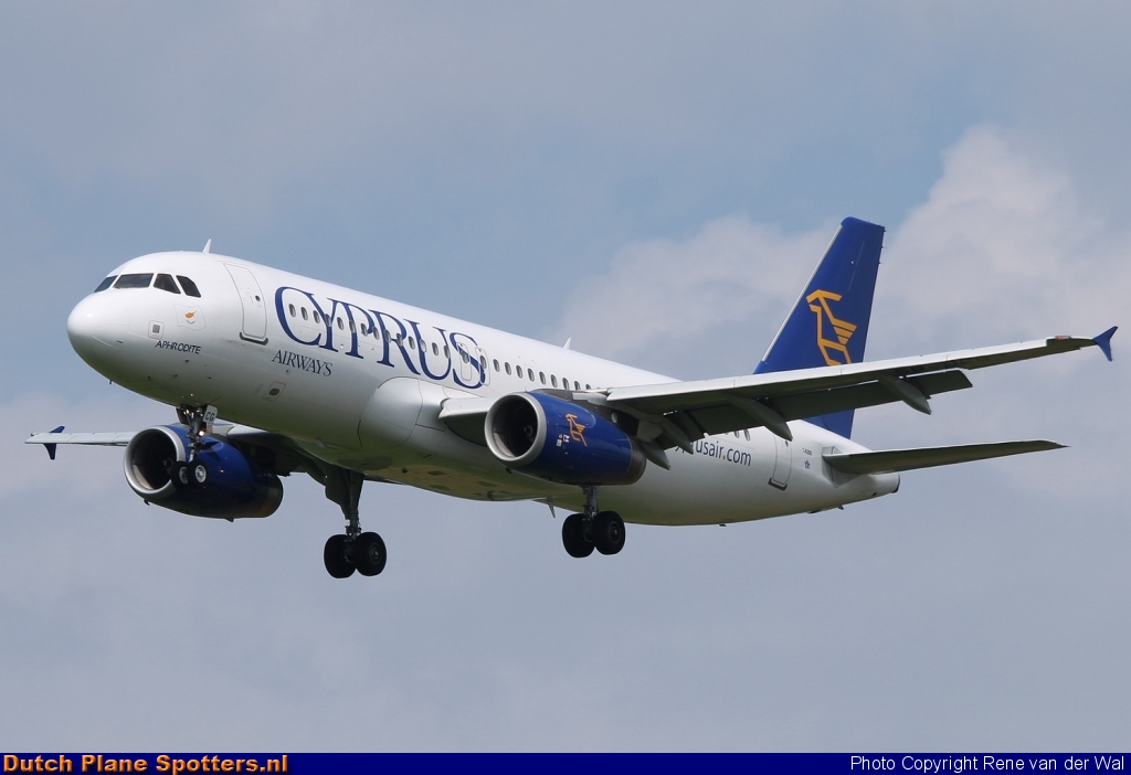 5B-DCG Airbus A320 Cyprus Airways by Rene van der Wal