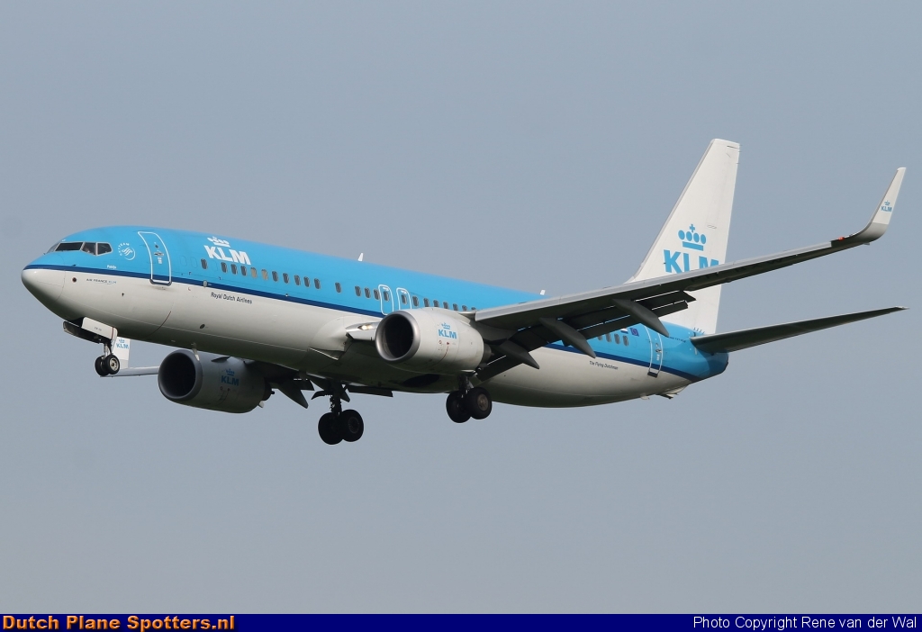 PH-BXW Boeing 737-800 KLM Royal Dutch Airlines by Rene van der Wal