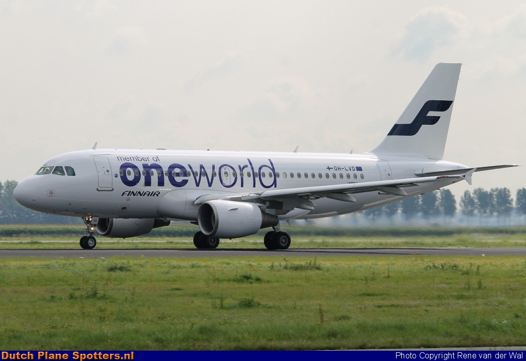 OH-LVD Airbus A319 Finnair by Rene van der Wal