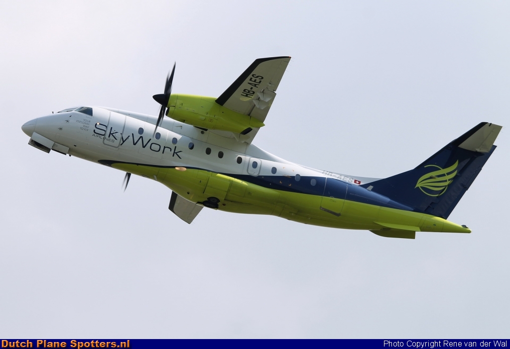 HB-AES Dornier Do-328 Sky Work Airlines by Rene van der Wal