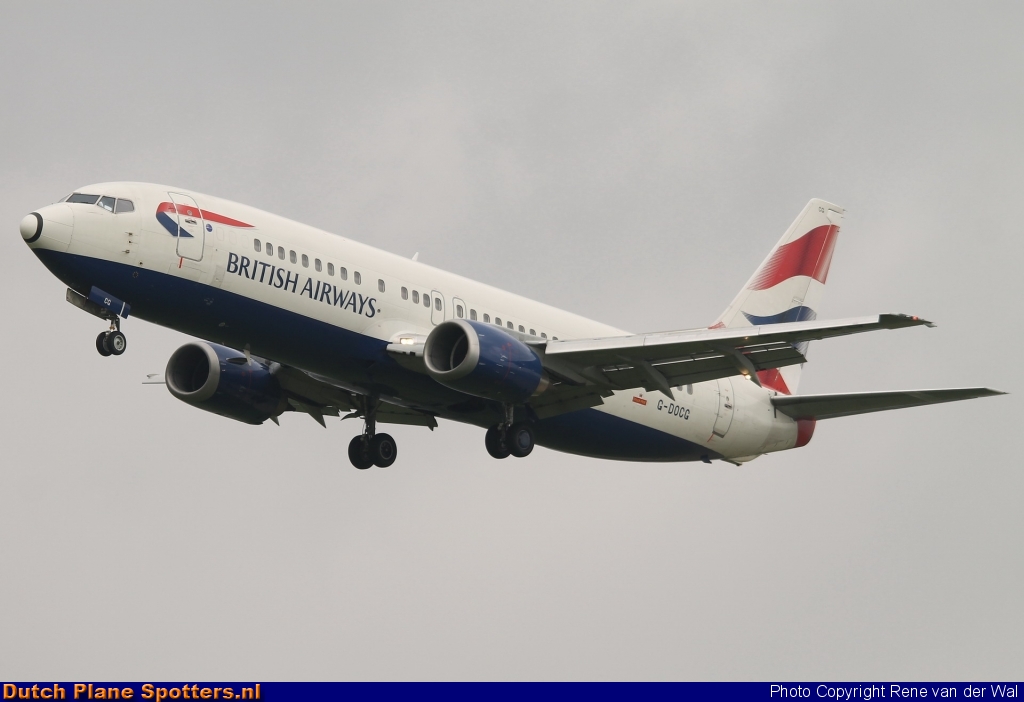 G-DOCG Boeing 737-400 British Airways by Rene van der Wal