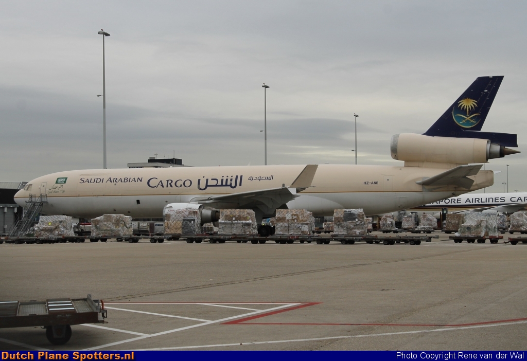 HZ-ANB McDonnell Douglas MD-11 Saudi Arabian Cargo by Rene van der Wal
