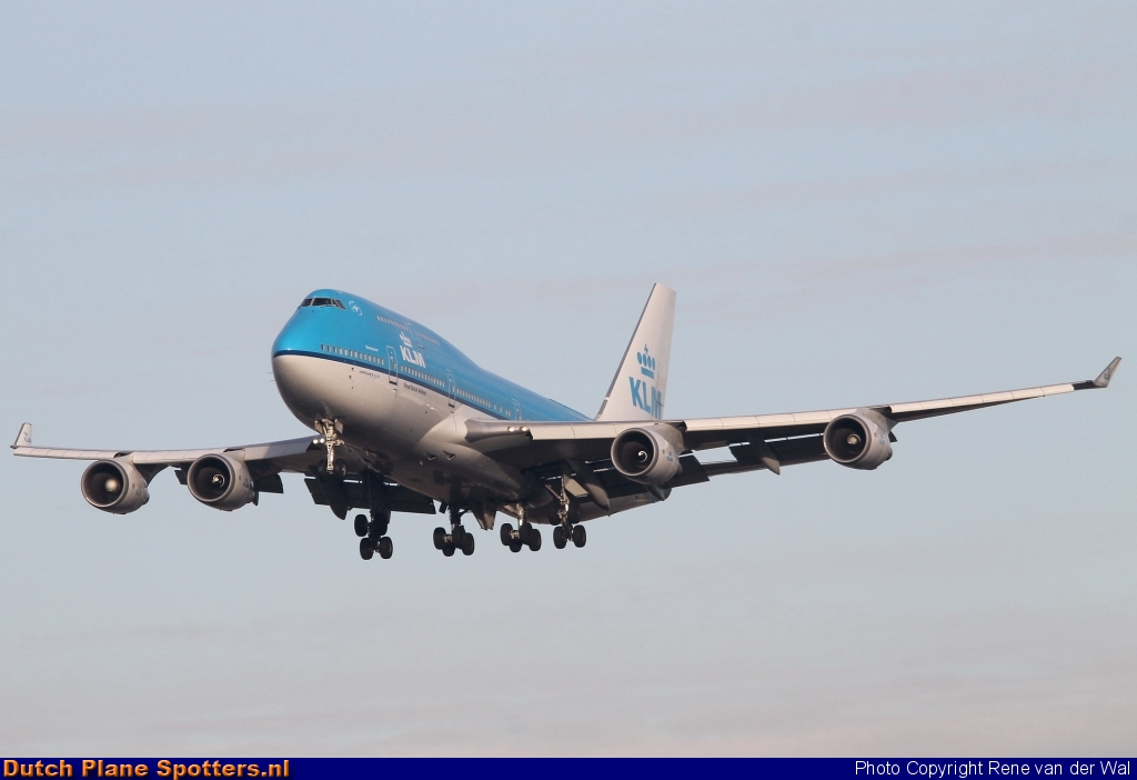 PH-BFV Boeing 747-400 KLM Royal Dutch Airlines by Rene van der Wal