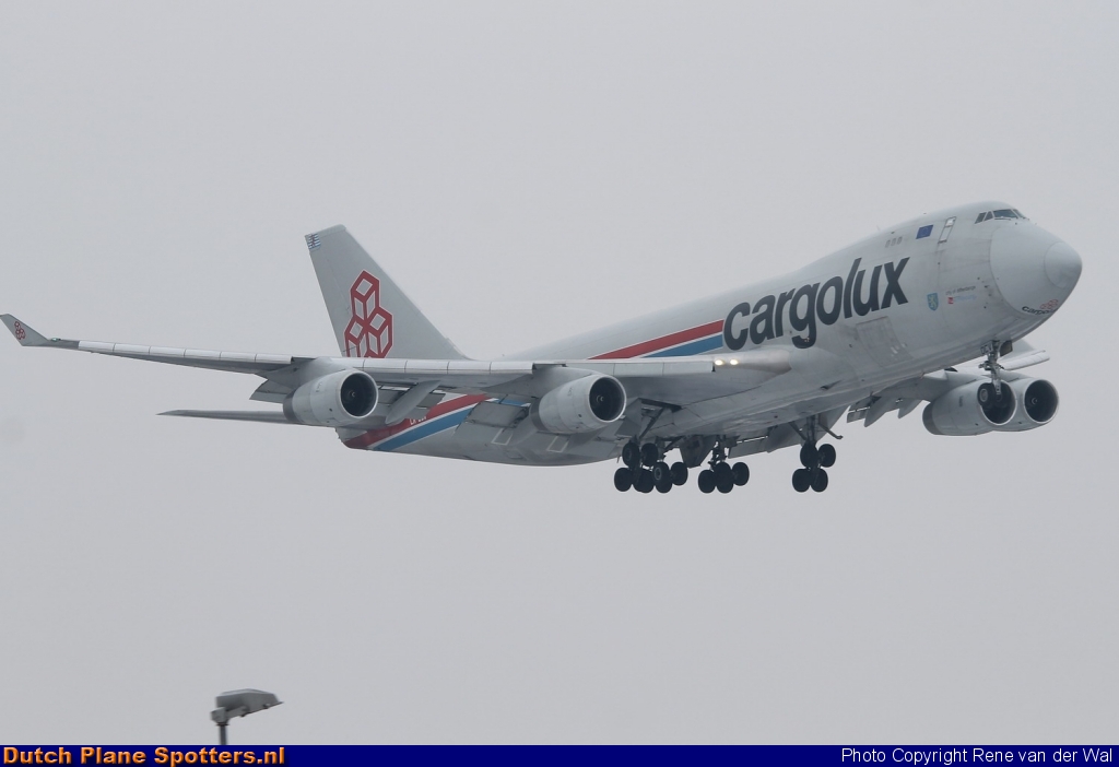 LX-OCV Boeing 747-400 Cargolux by Rene van der Wal