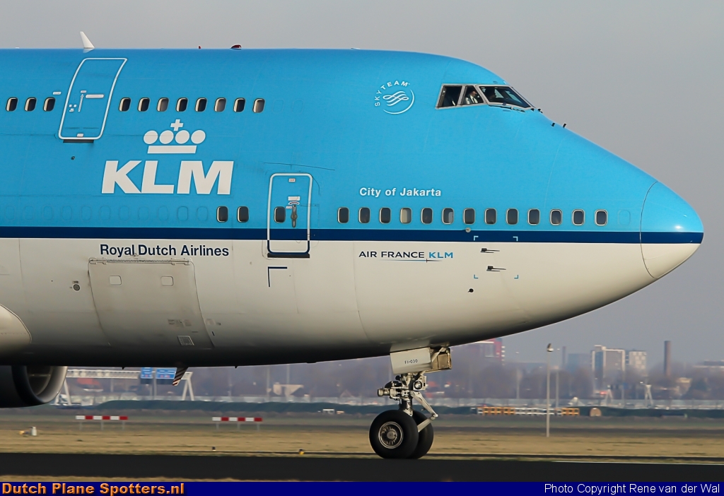 PH-BFI Boeing 747-400 KLM Royal Dutch Airlines by Rene van der Wal