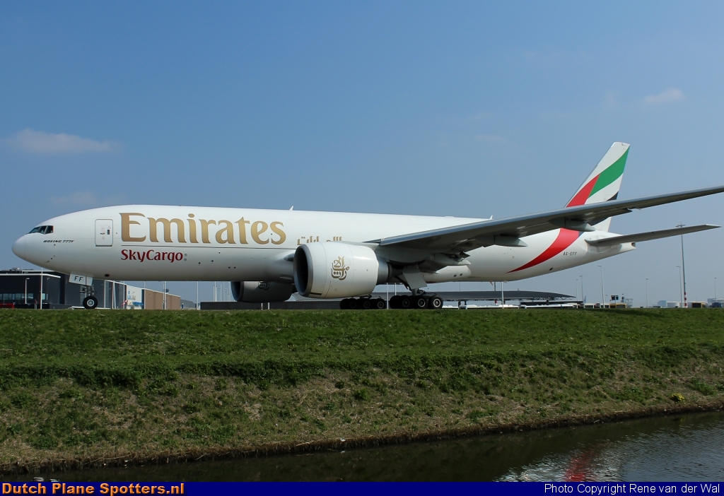 A6-EFF Boeing 777-F Emirates Sky Cargo by Rene van der Wal